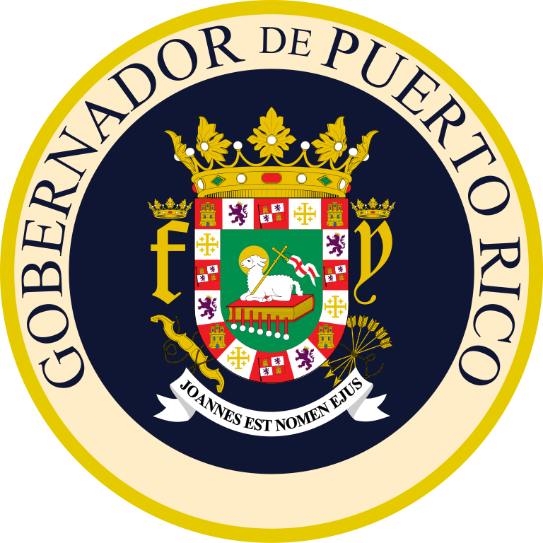 Seal Of The Governor Of Puerto Rico - Cafepress Puerto Rico Coat Of Arms Tile Coaster (768x768)