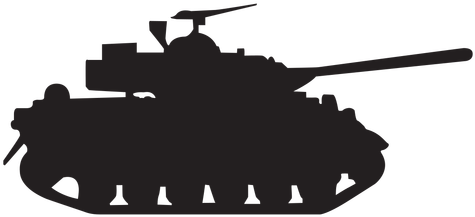 Military Tank Silhouette - Military Tank Silhouette Png (512x512)