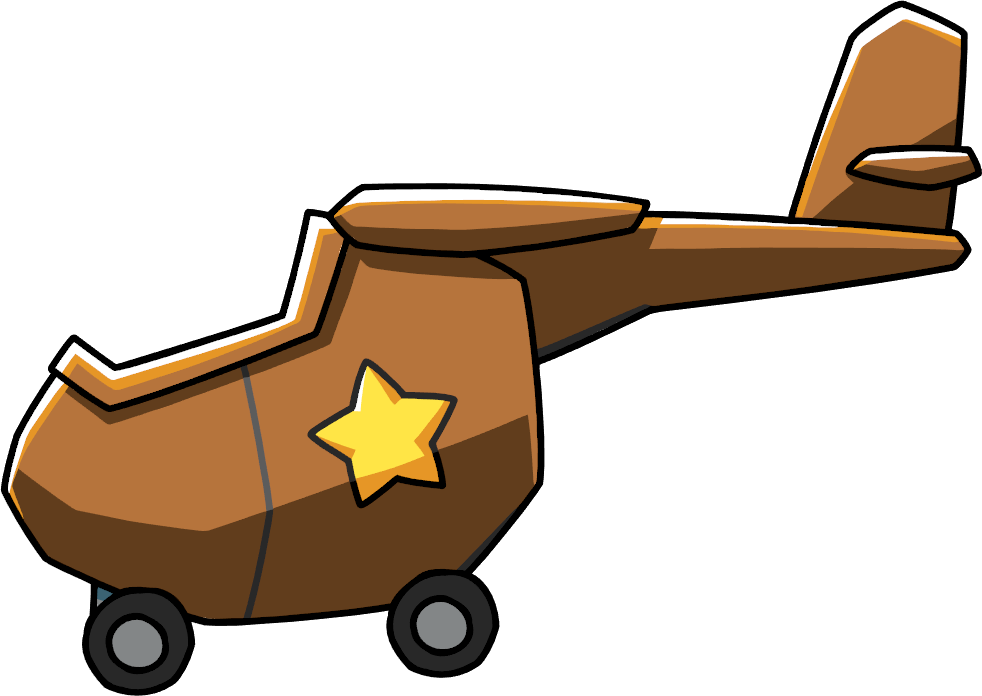 Military Glider - Scribblenauts Unlimited Military (982x696)