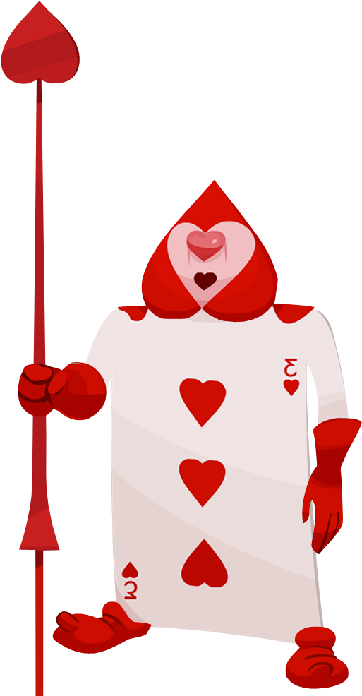 Soldier Clipart Alice In Wonderland - Alice In Wonderland Card Soldiers (803x1031)