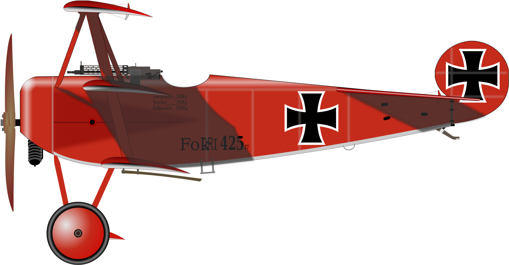 Aircraft Clipart Military Aircraft - Battlefield 1 Fokker Dr 1 (1805x1013)
