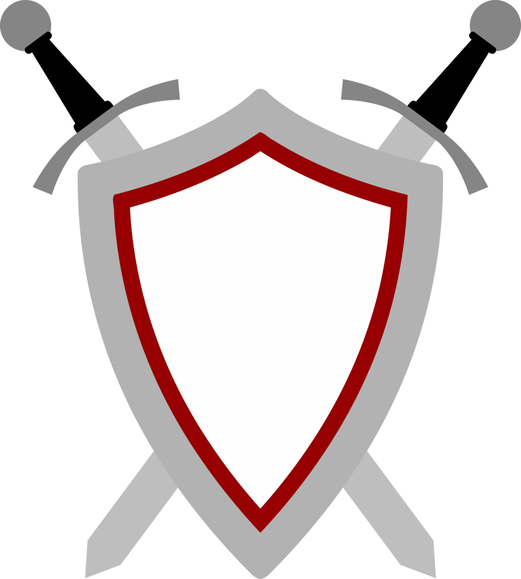 Cutie Mark By Dasprid - Sword And Shield Png (1024x1138)