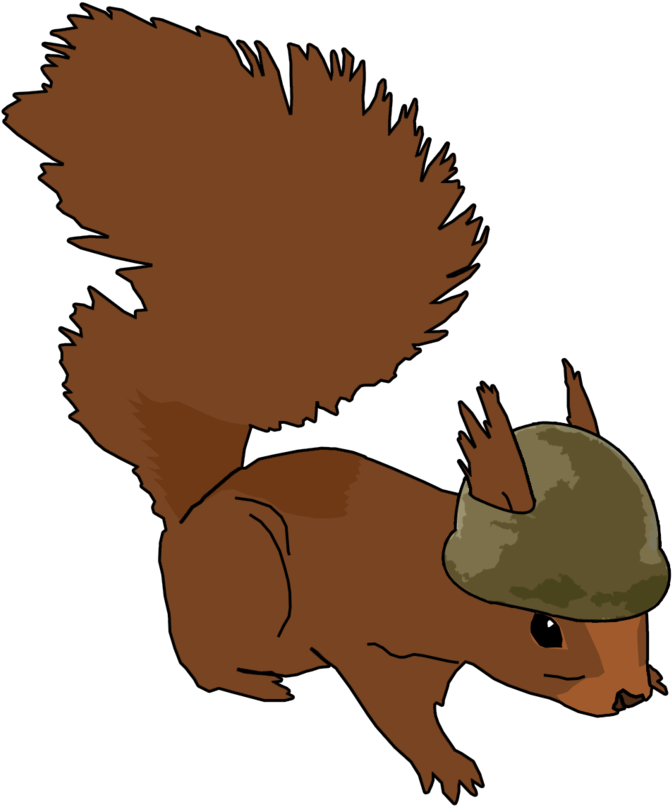 Soldier Squirrel Logo By Botkgb - Squirrel Clip Art (800x806)