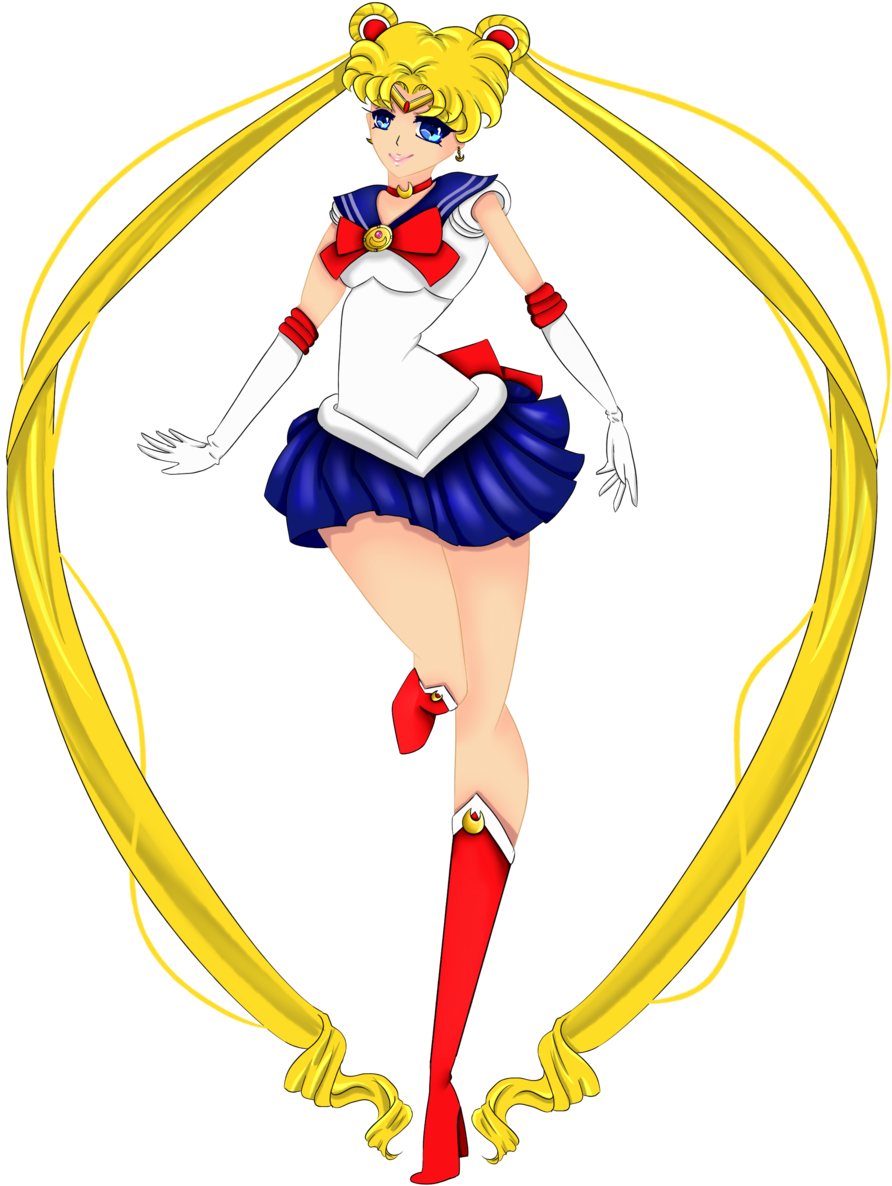 Pretty Soldier ~ Sailor Moon ~ Fan Art By Bubble Leah - Fan Art (1024x1408)