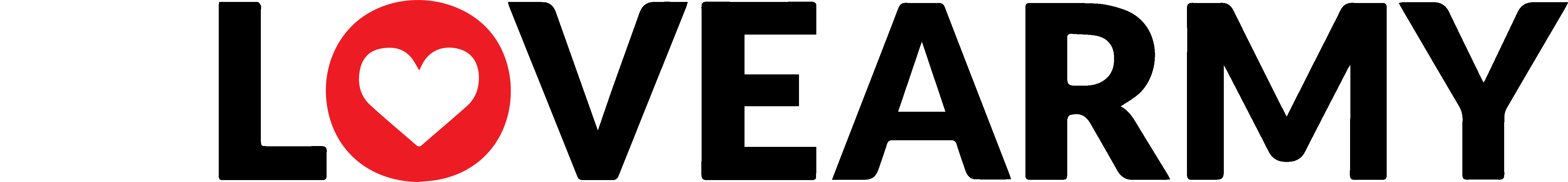 Lovearmylogo Horizontal - Love Army Logo Png (5699x663)