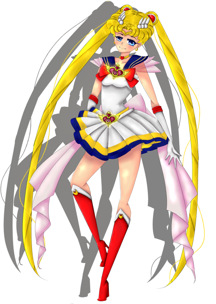 Pretty Soldier ~ Crisis Sailor Moon ~ Fan Art By Bubble - Illustration (762x1048)