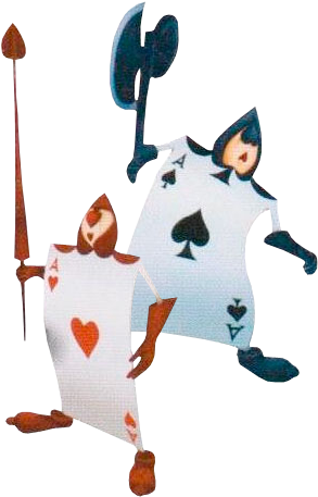 Card Soldiers - Cards In Alice In Wonderland (343x501)