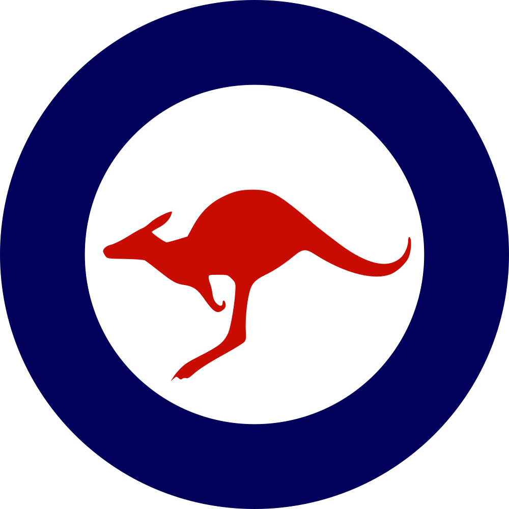 Royal Australian Air Force Roundel - Australian Air Force Logo (1000x1000)