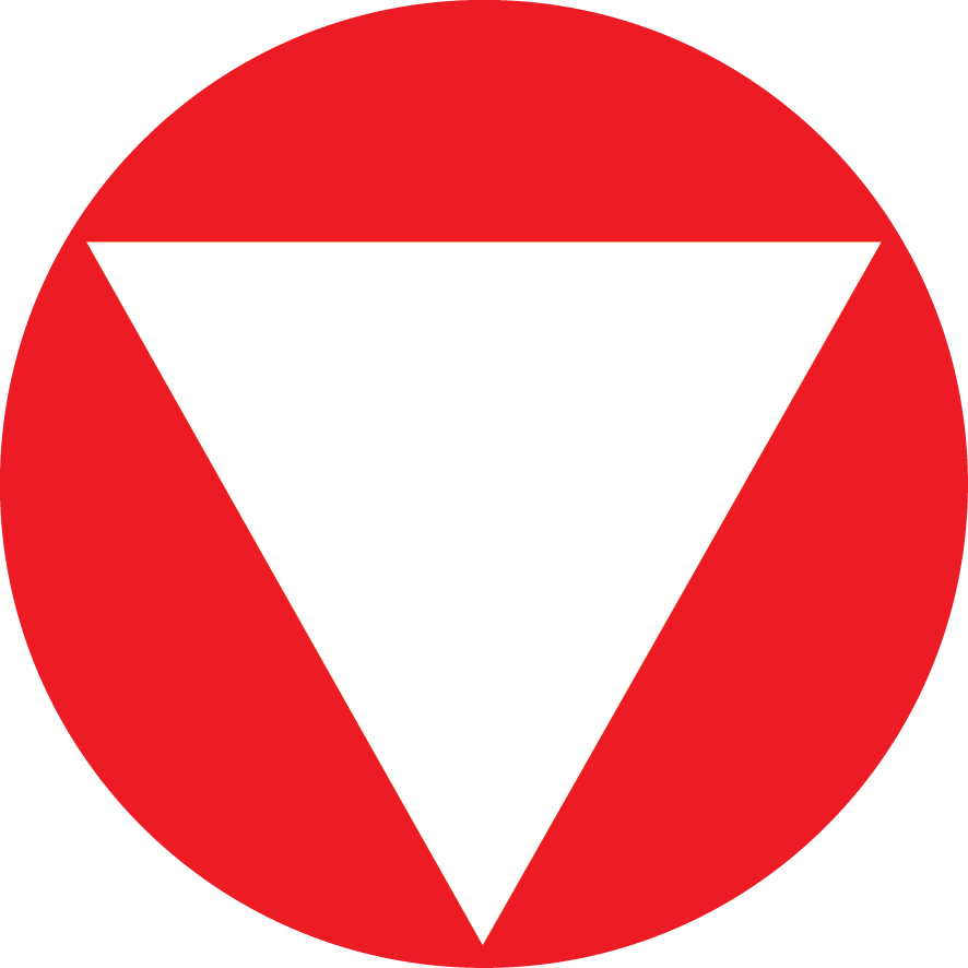 Austria 1936-1938 - Red Circle With Triangle Inside (886x886)