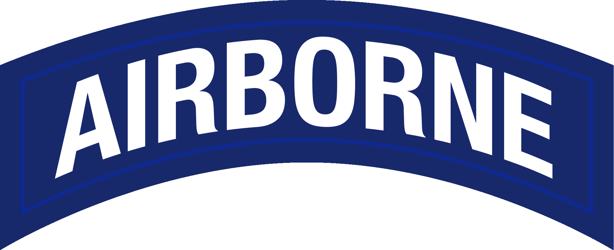 Army Shoulder Sleeve Insignia Wwii And Immediate Post-war - Us Army Airborne Tab (2000x815)