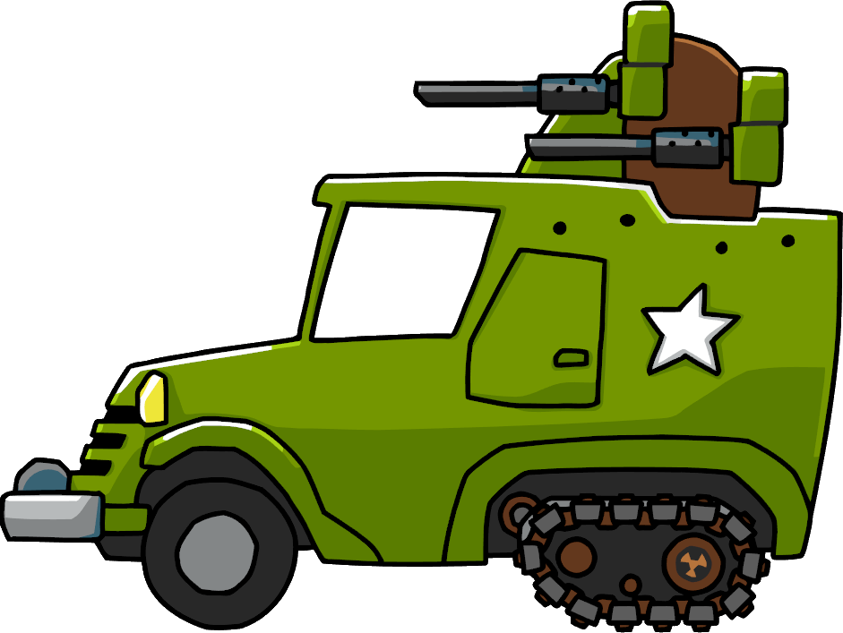 Half Track - Scribblenauts Unlimited All Guns (941x707)