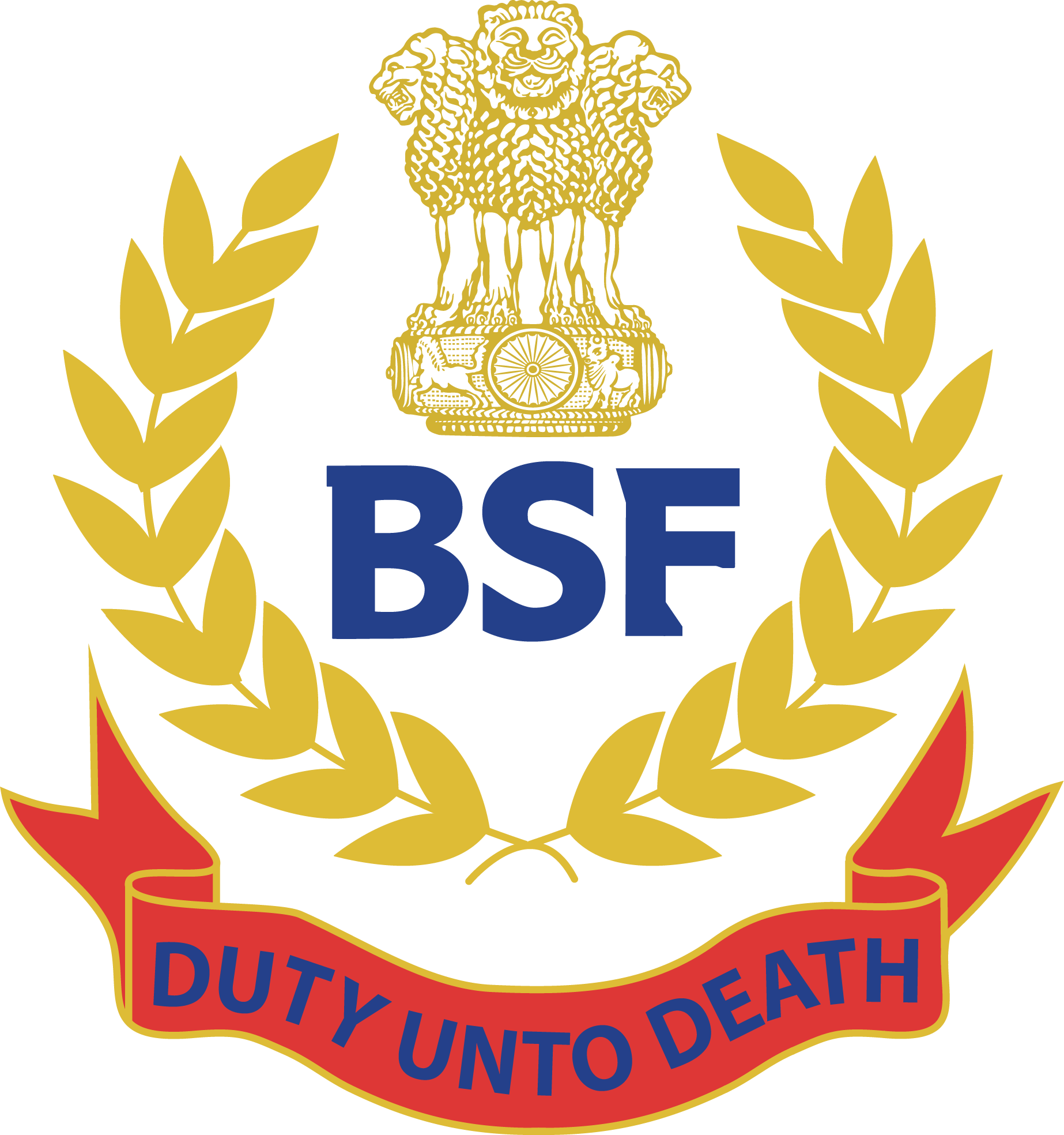 The Border Security Force Is The Primary Border Guarding - National Emblem Of India (1846x1968)