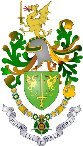 Coat Of Arms Of The Guarda Nacional Republicana - Brasao Gnr (300x500)