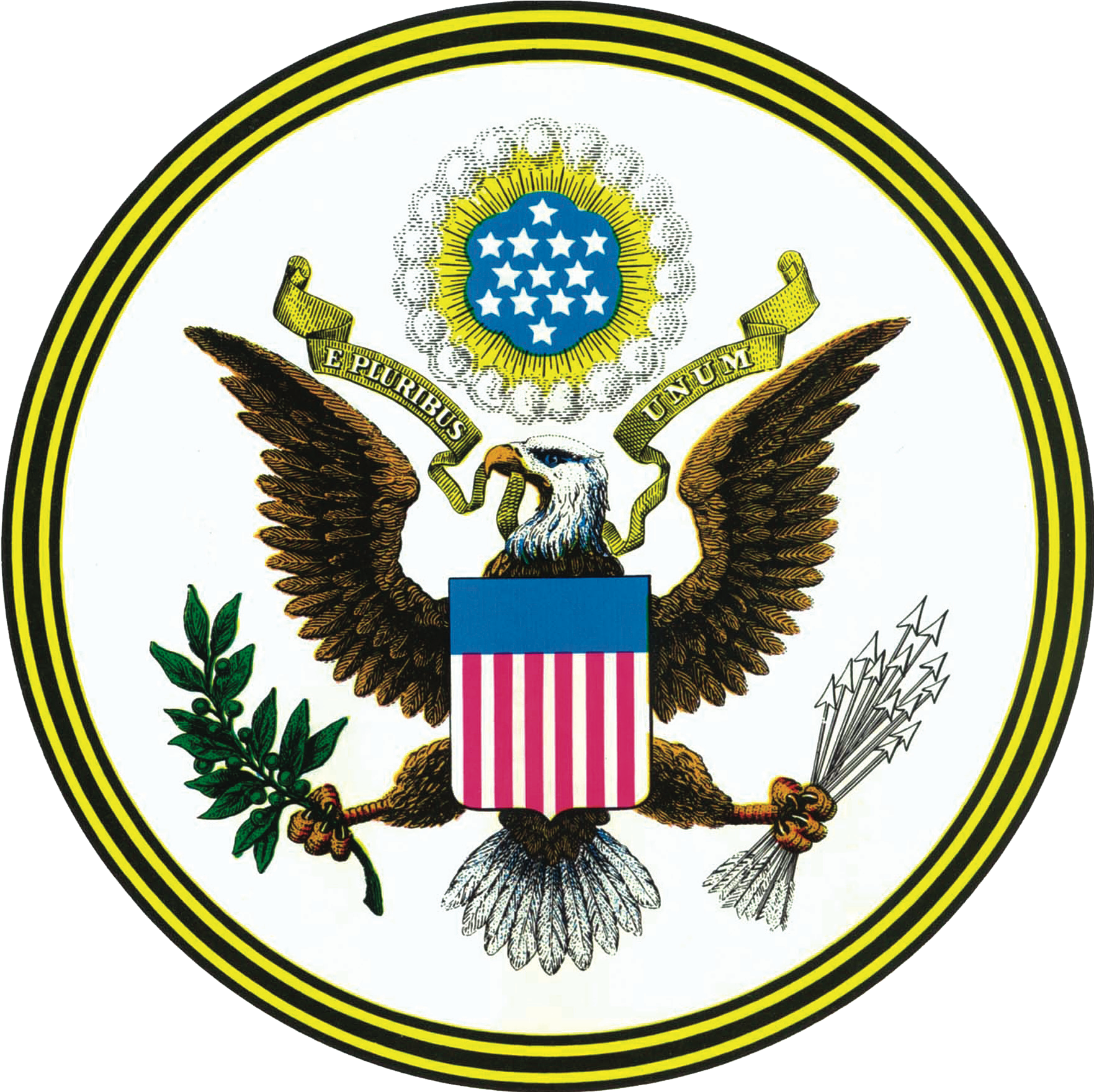 Great Seal Of The United States Symbols Clipart - Seal Of The United States (1790x1790)