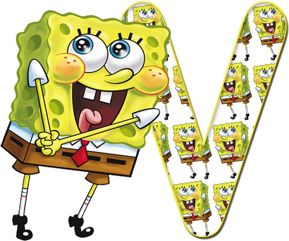 Oh My Alfabetos - Sponge Bob Square Pants (574x479)
