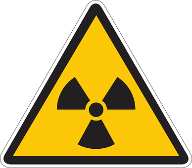 Safety Danger Information Warning Radiatio - Radiation Symbol (388x340)