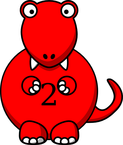 Red Dinosaur Clip Art - Cartoon Tyrannosaurus Rex Dinosaur Shower Curtain (504x595)