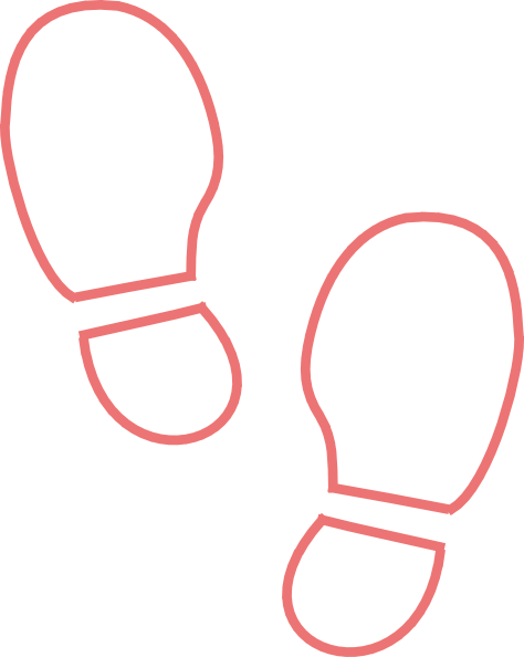 Shoe Print Clip Art At Clker - Clip Art (474x594)