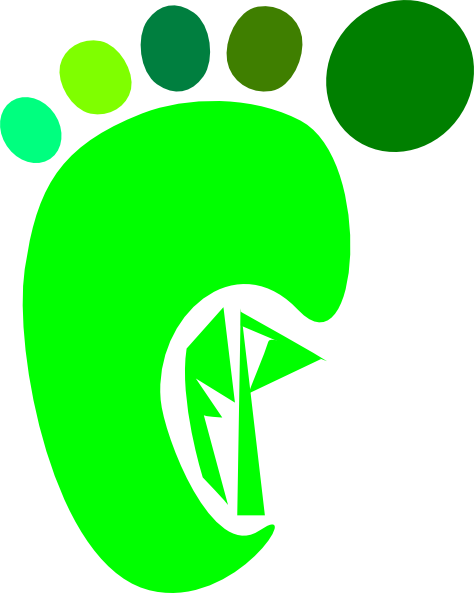 Cfp Carbon Foot Print Clip Art - Clip Art (474x593)