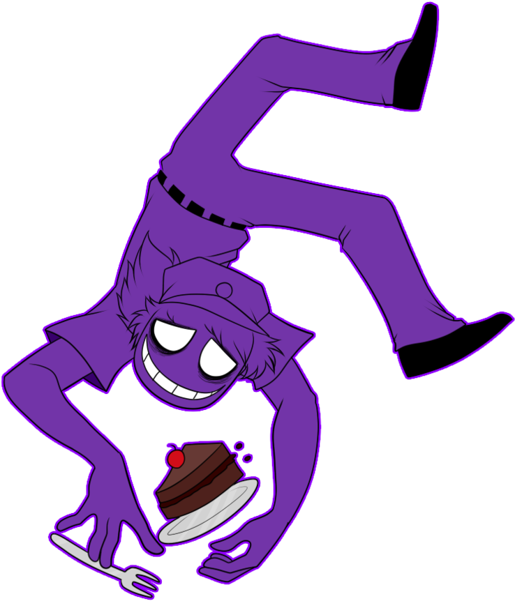 Purple Guy X Paralyzed - Purple Guy Vincent Fnaf (894x894)