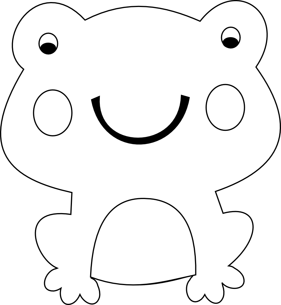 Frog Footprints Cliparts - Scalable Vector Graphics (957x1042)