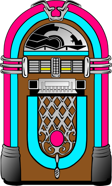1950's Jukebox Clip Art (360x595)