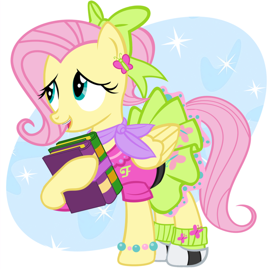 1950s Fluttershy By Pixelkitties - Fluttershy (900x900)