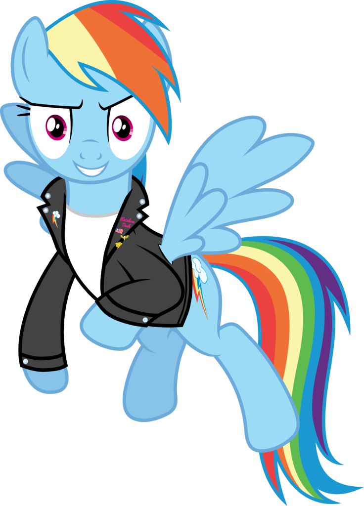 1950s, 50s, 50's Fashion, Artist - Rainbow Dash Greaser (736x1024)