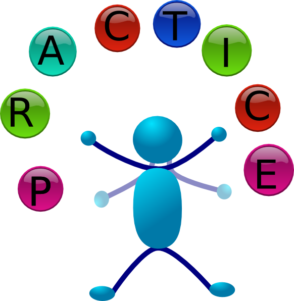 Practice Clip Art At Clker - Stick People Clip Art (582x596)