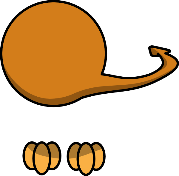 Feet Tail Clip Art - Clip Art (600x590)