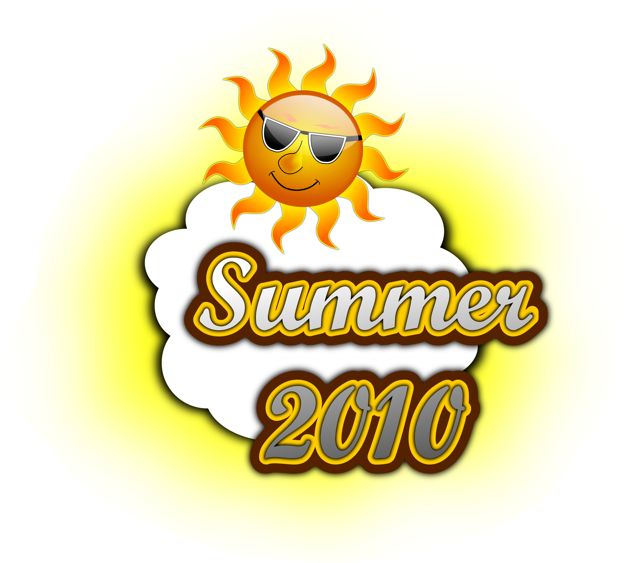Big Image - Summer Logos Clip Art (2400x2160)