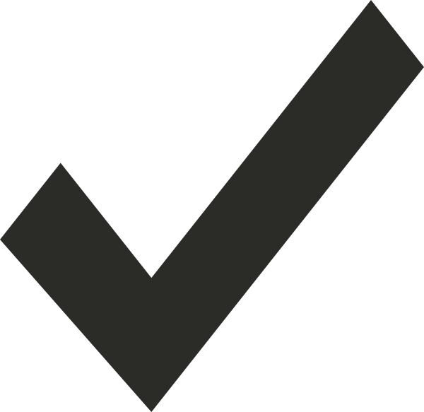 Check Mark Grey Clip Art - Check Clipart (600x583)