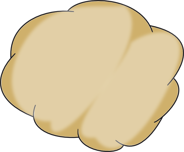 Dough Clip Art - Bread Dough Clipart (600x496)