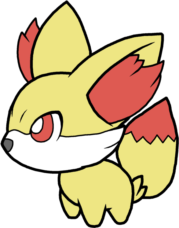 More Like Who's That Pokemon Pb01 By Prophet- - Chibi Fennekin Png (600x807)