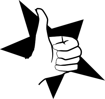 Hitch Hitchhike Thumb Up Like Thumbs Up Ap - Gambar Jempol Vektor (360x340)