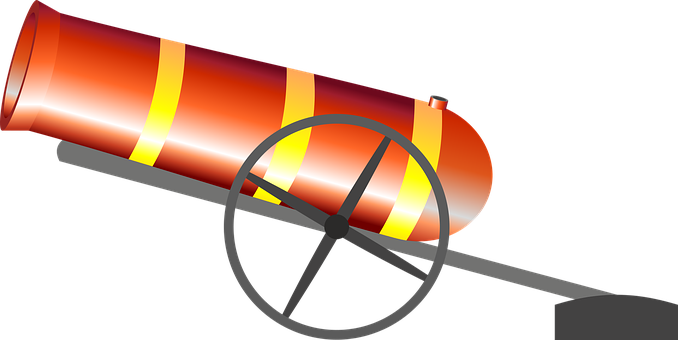 Gun, Shot, Pop, Shoot, Mortar, Salute - 21 Gun Salute Symbol Clipart (678x340)