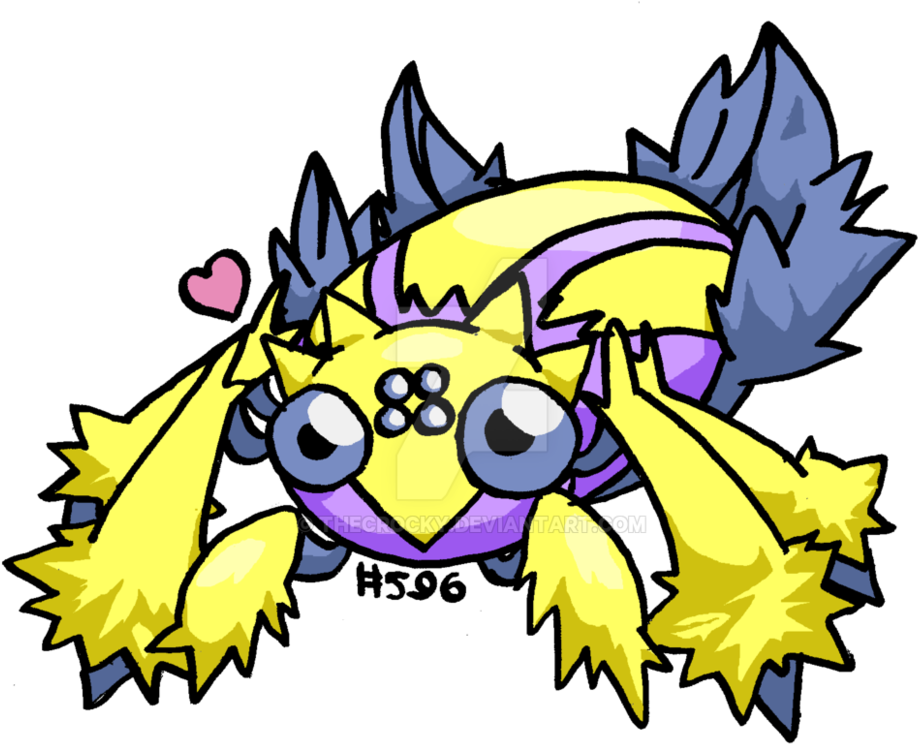 Galvantula By Thecrocky On Deviantart - Cartoon (992x805)