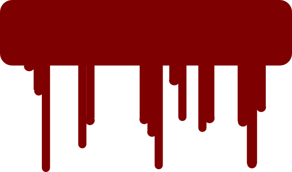 Blood Ooze Clip Art - Blood Dripping Gif Png (600x353)