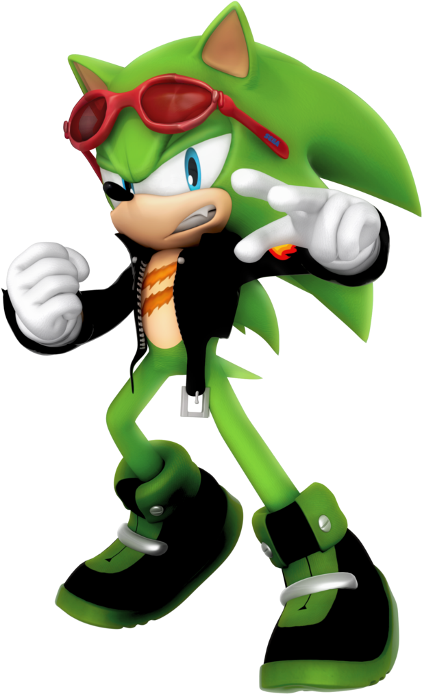 Legacy Scourge Render By Nibroc-rock - Scourge The Hedgehog (1024x1024)
