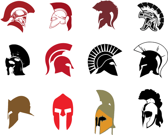Spartan Helmet Vector Free - Molon Labe Rectangle Car Magnet (555x433)