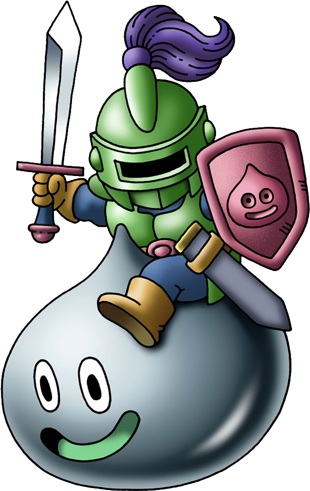 Metal Slime Knight - Dragon Quest Slime Knight (740x1040)