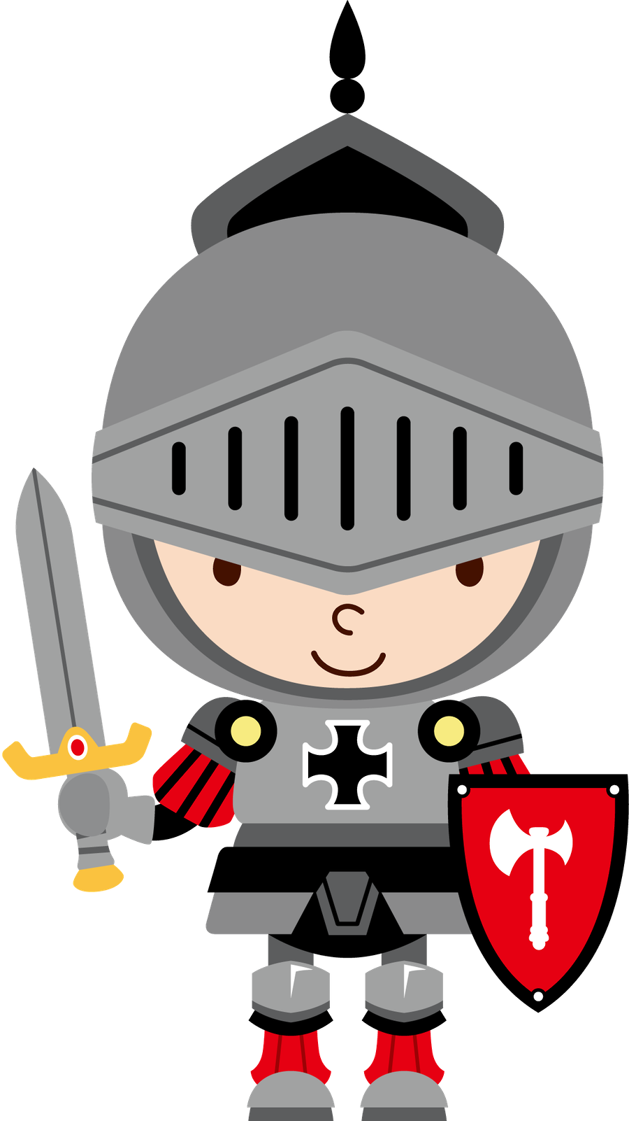 Princesas E Fadas - Knight Clipart .png (900x1602)