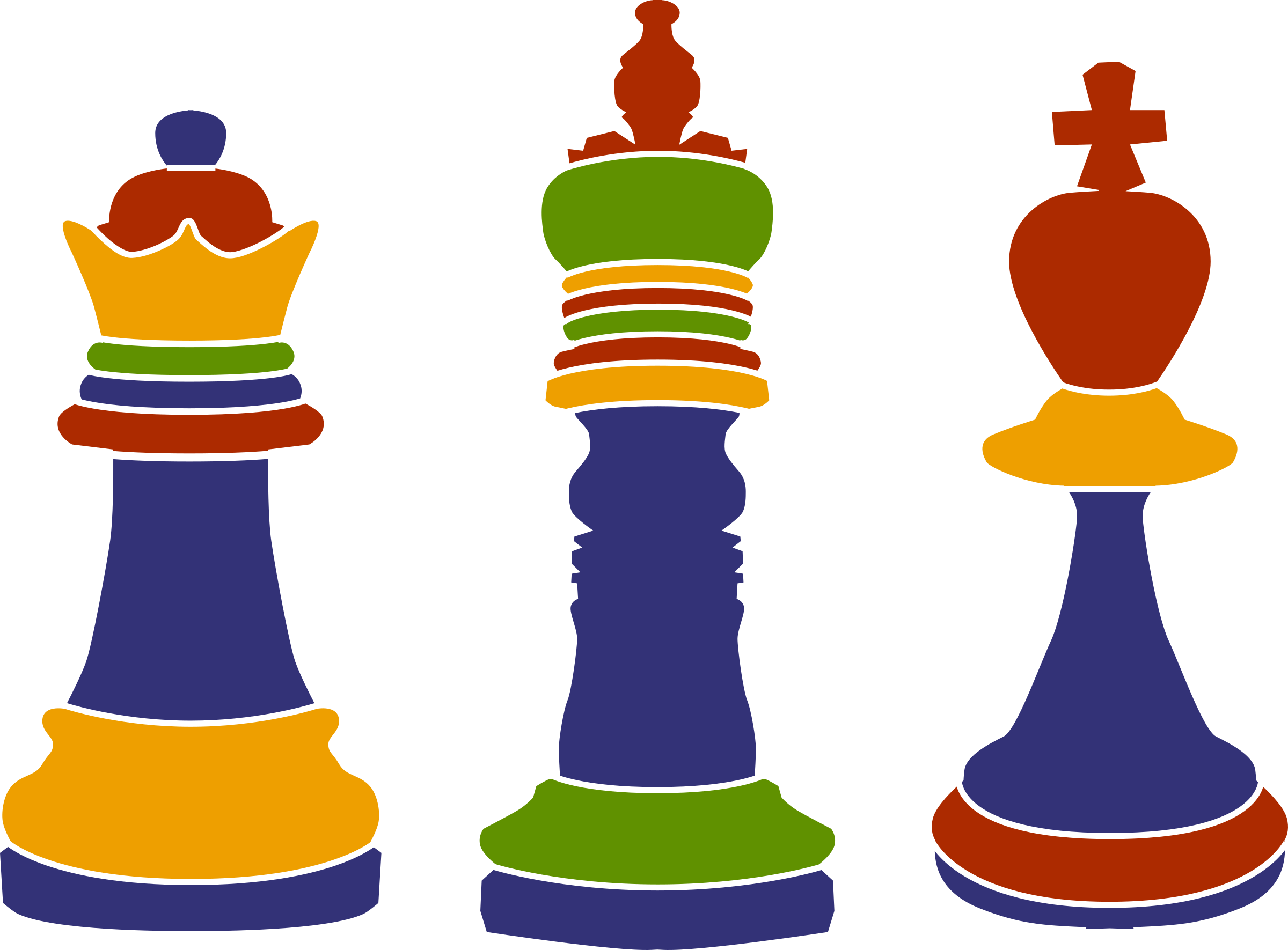 3 Chess Kings - Chess Png (2400x1771)