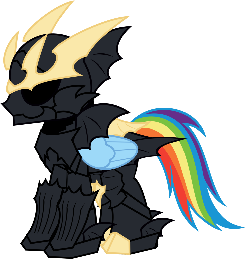 My Brave Pony - The Dark Knight (1024x1031)