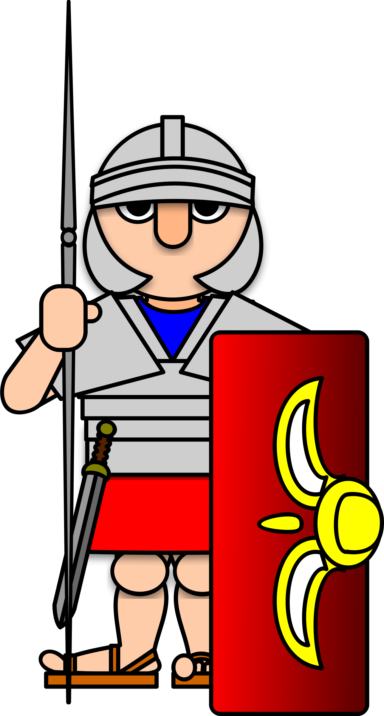 Roman Soldier - Roman And Celts Differences (1288x2400)