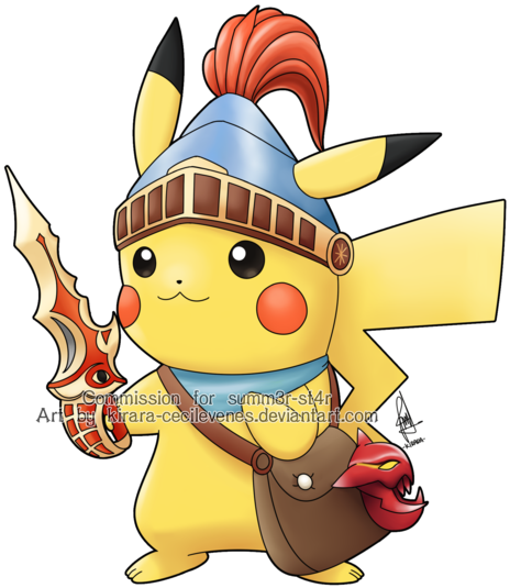Pikachu X Beaver Knight By Kirara-cecilvenes - Beaver Knight (600x600)