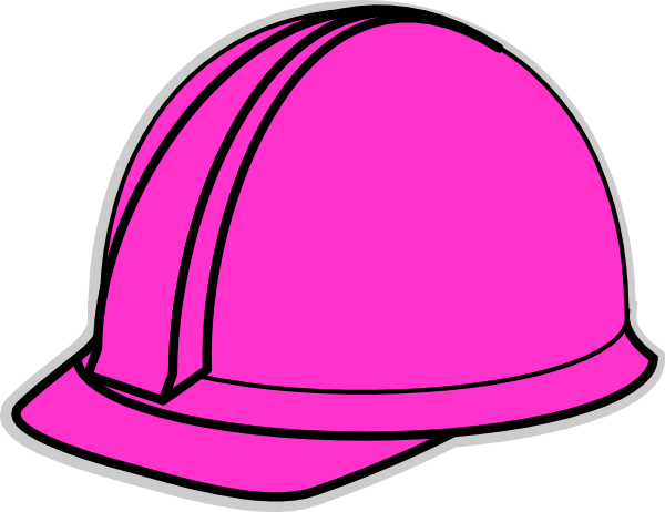 Pink Hard Hat Clip Art - Blue Hard Hat Png (600x462)