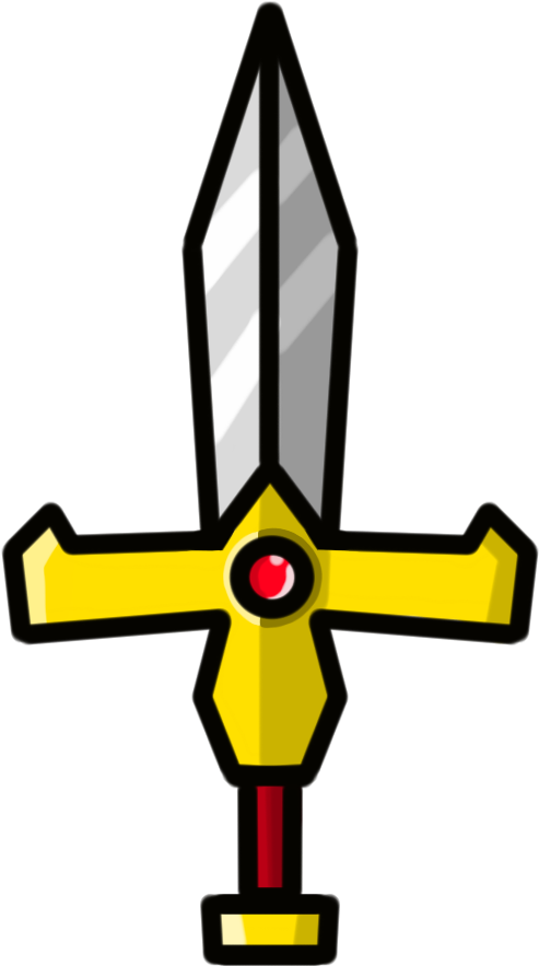 Golden Knight Sword - Sword (543x907)