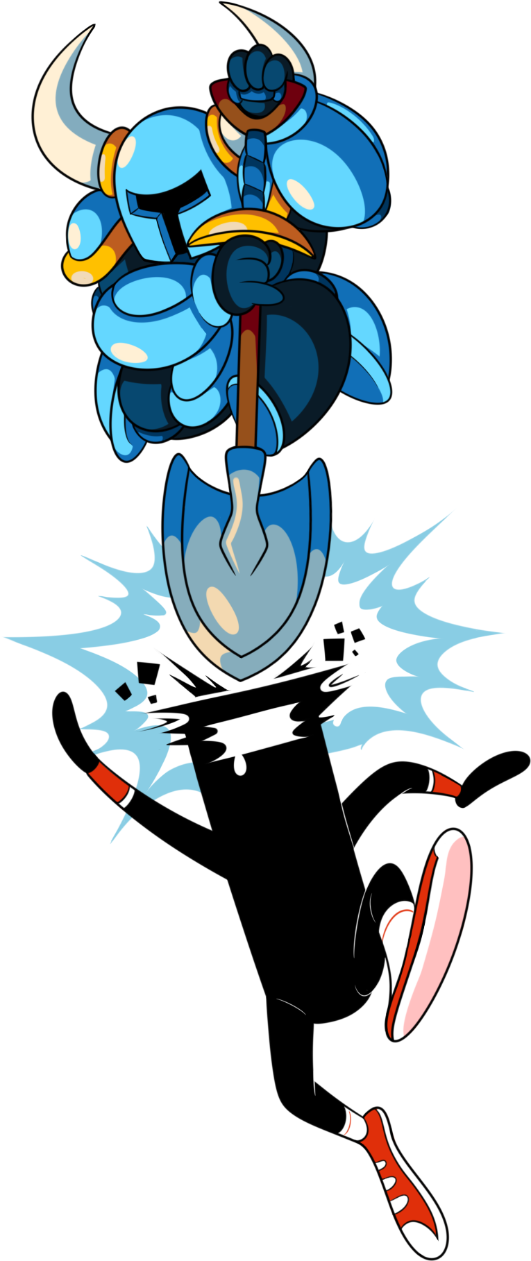 Jamesmantheregenold Indie Pogo Art - Shovel Knight Donkey Kong Country (830x1890)