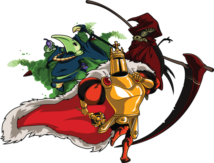 Shovel Knight - Plague Knight And Spectre Knight (700x533)